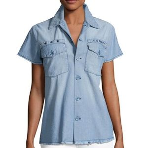 Etienne Marcel Denim U.S. Navy Button Up